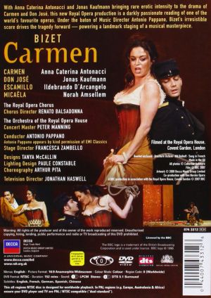 Jonas Kaufmann, Anna Caterina Antonacci, Royal Opera House, Antonio Pappano - Bizet: Carmen (DVD-Video)