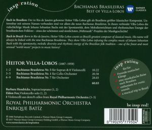 Barbara Hendricks, Royal Philharmonic Orchestra, Enrique Batiz - Heitor Villa-Lobos: Bachianas Brasileiras (Best Of Villa-Lobos) [ CD ]