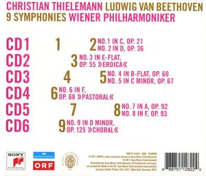 Wiener Philharmoniker, Christian Thielemann - Beethoven: 9 Symphonies (6CD box)