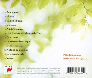 Placido Domingo & Pablo Sainz Villegas - Volver (CD)