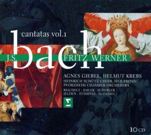 Fritz Werner - Bach: Bach Cantatas Vol.1 (10CD Box) (CD)