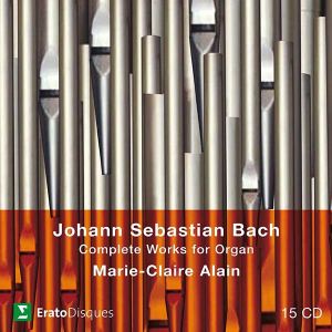 Marie-Claire Alain - Bach: Complete Organ Works (1980’s Analog Recordings) (15CD Box)