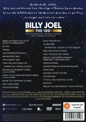 Billy Joel - The 100th: Live At Madison Square Garden (Тhe Complete Concert) (DVD-Video)