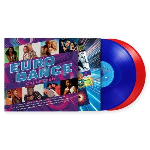 Eurodance Collected - Various Artists (Limited Edition, Red & Blue Coloured) (2 x Vinyl)