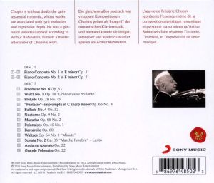 Arthur Rubinstein - Best of Chopin by Arthur Rubinstein (2CD)