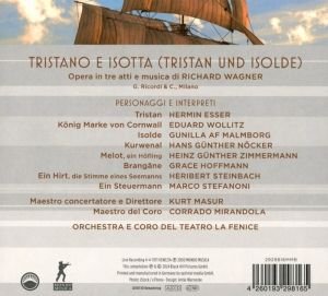 Hermin Esser, Orchestra del Teatro La Fenice di Venezia, Kurt Masur - Wagner: Tristan und Isolde (Digipak) (3CD)