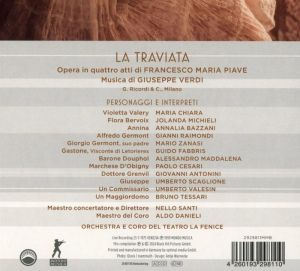 Maria Chiara, Orchestra del Teatro La Fenice di Venezia, Nello Santi - Verdi: La Traviata (Digipak) (2CD)