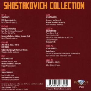 Shostakovich Collection (Brilliant Classics) - Various Artists (28CD box)