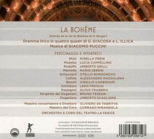 Mirella Freni, Orchestra del Teatro La Fenice di Venezia, Oliviero De Fabritiis - Puccini: La Boheme (Digipak) (2CD)