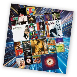 Eurodance Collected - Various Artists (Limited Edition, Red & Blue Coloured) (2 x Vinyl)