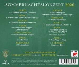 Wiener Philharmoniker, Lorenzo Viotti, Bryn Terfel - Sommernachtskonzert 2026 / Summer Night Concert 2026 (CD)
