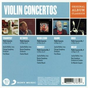 Jascha Heifetz - Original Album Classics (5CD box)