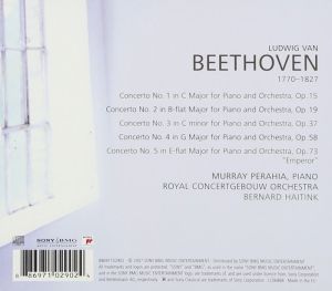 Murray Perahia, Concertgebouw Orchestra - Beethoven: Complete Piano Concertos (3CD Box)