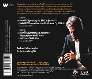 Herbert Von Karajan, Berliner Philharmoniker - Dvorak: Symphonies Nos. 8 & 9 'From The New World' & Smetana: Die Moldau (Super Audio CD)