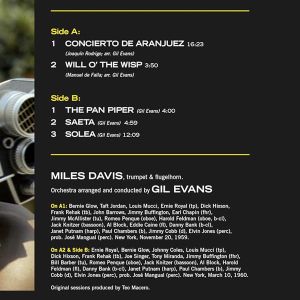 Miles Davis - Sketches of Spain (Limited Edition, Yellow Coloured) (Vinyl)