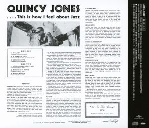 Quincy Jones - This is How I Feel About Jazz (Limited Edition, Super High Material) (CD)