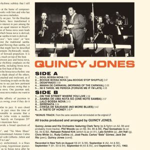 Quincy Jones - Big Band Bossa Nova (Limited Edition + 1 bonus track) (Vinyl)
