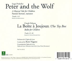 Kent Nagano - Prokofiev: Peter and The Wolf & Debussy: Peter & The Wolf & The Toys Box (Narrated by Patrick Stewart) [ CD ]