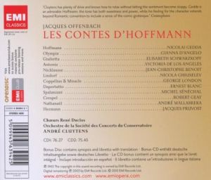 Andre Cluytens - Offenbach: Les Contes d'Hoffmann (3CD) [ CD ]