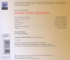 Purcell, H. - Dido and Aeneas (2CD) [ CD ]