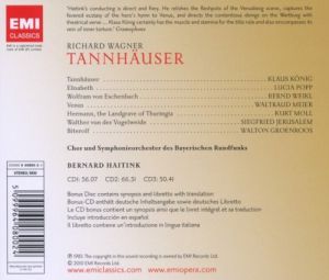 Wagner, R. - Tannhouser (4CD) [ CD ]
