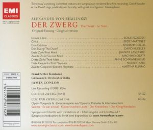 Zemlinsky, A. - Der Zwerg (2CD) [ CD ]