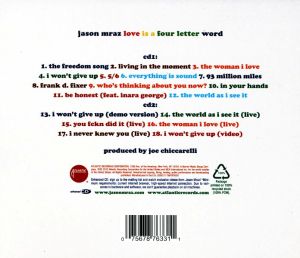 Jason Mraz - Love Is A Four Letter Word (2CD) [ CD ]